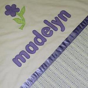 lavender daisy blanket