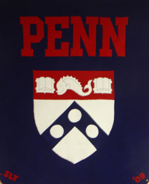 university of pennsylvania fleece throw