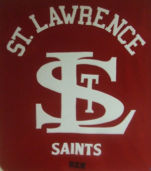 st. lawrence university fleece throw