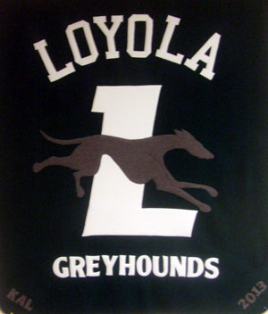 loyola university fleece throw