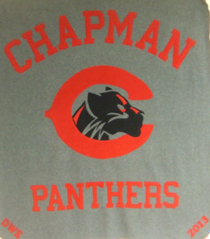 chapman university fleece throw