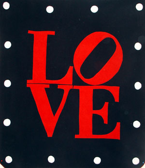love fleece throw