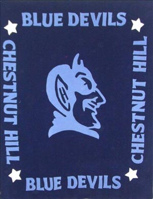 chestnut hill academy fleece throw