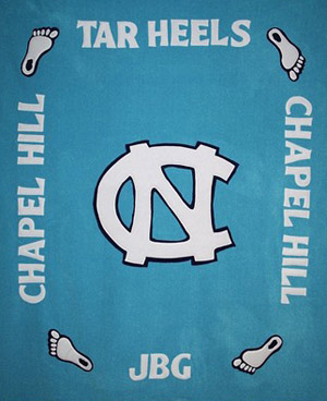 university of north carolina fleece throw