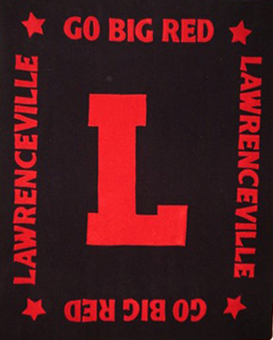 lawrenceville school fleece throw