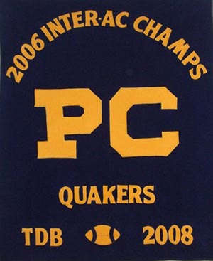 penn charter school fleece throw