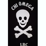 chi omega skull